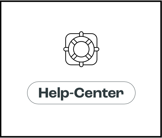 Zeichnung von einem Rettungsring. Text darunter "Help-Center"